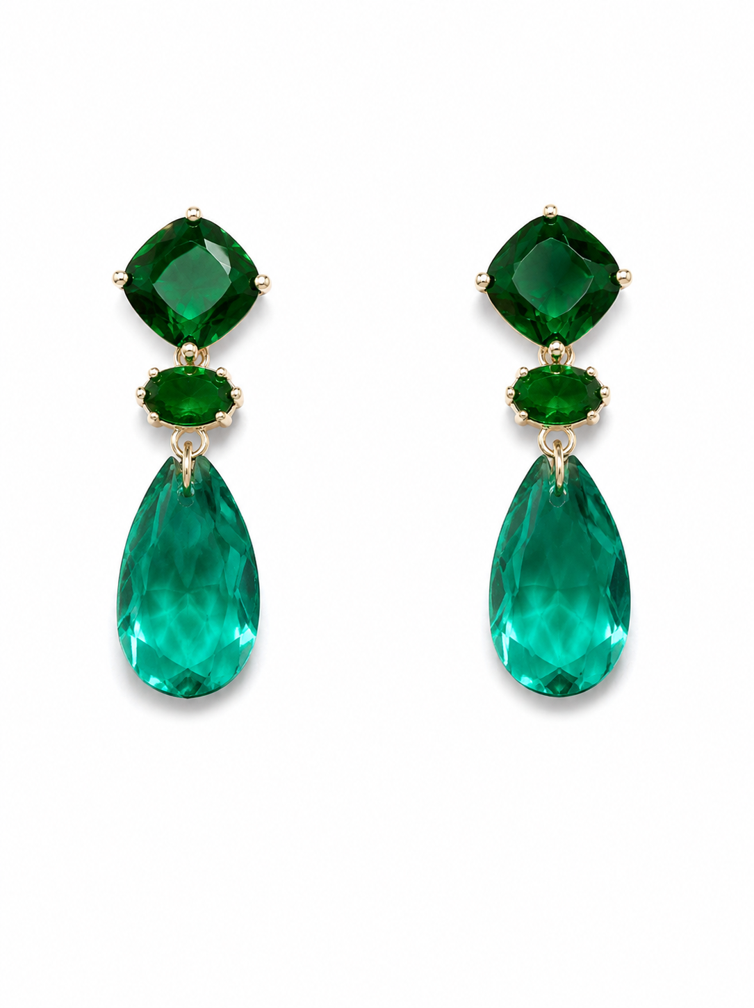 Rhinestone Drop: Rhinestone Drop earrings