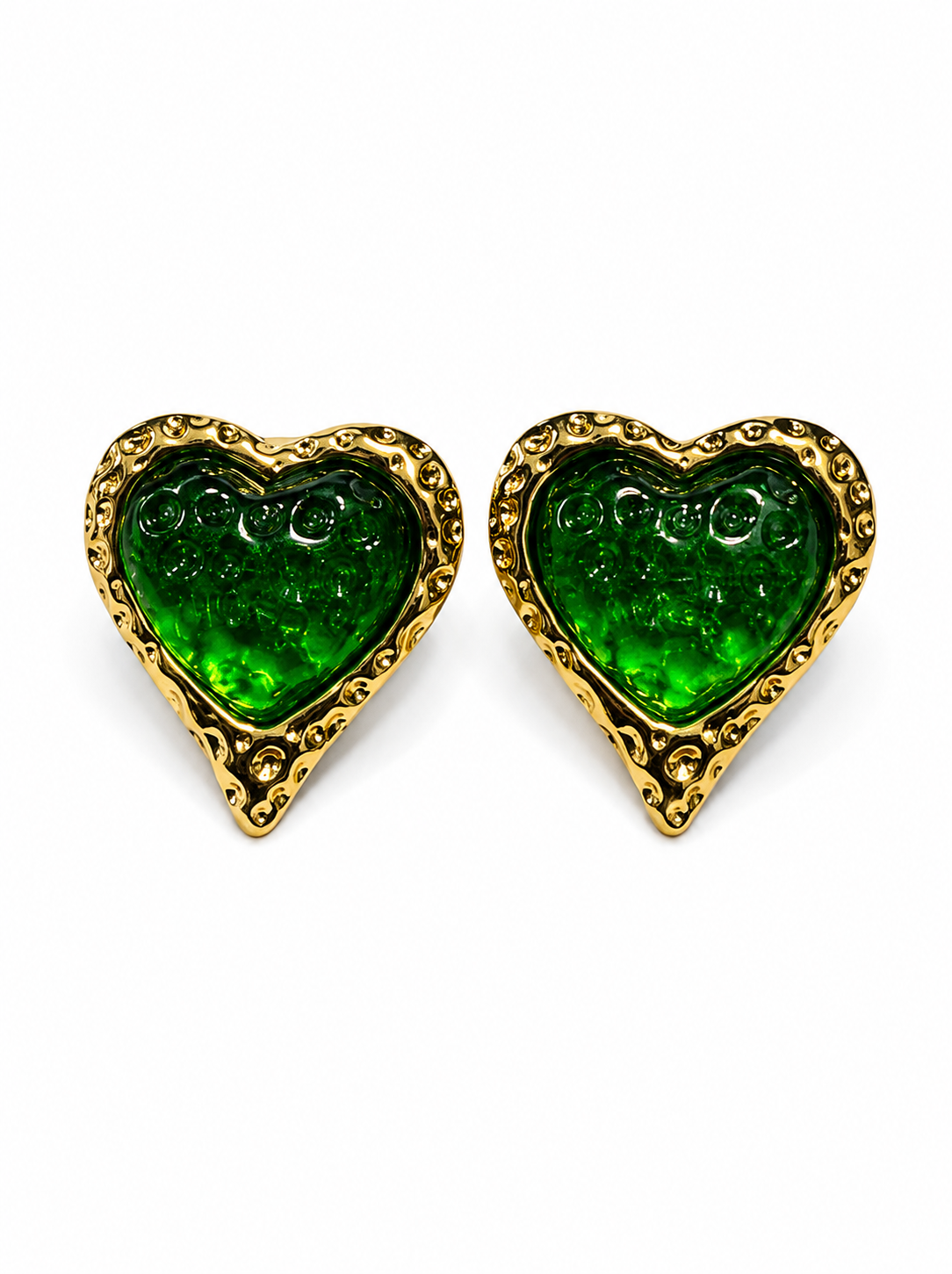 Heart Stud:Heart shaped stainless steel Earring